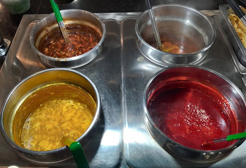 Buffet Soup and Sweet& Sour Sauce